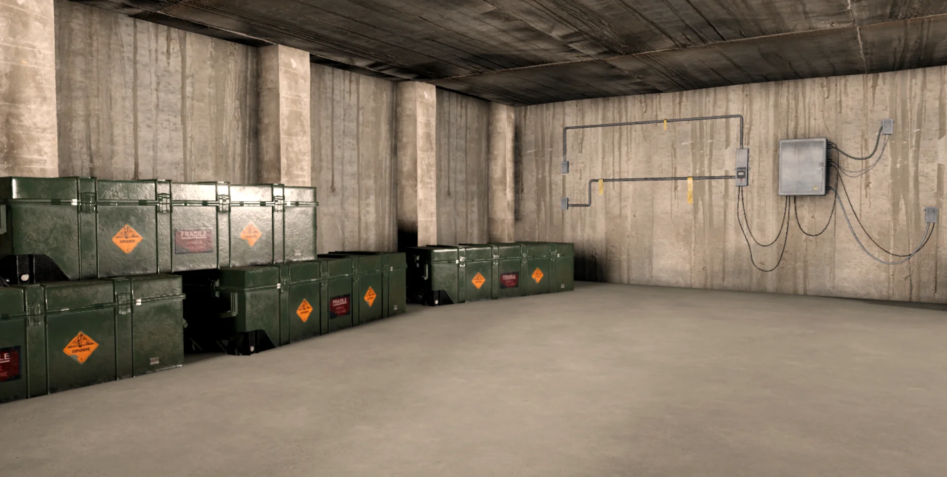Underground Military Bunker — Maps for Roblox | Forja